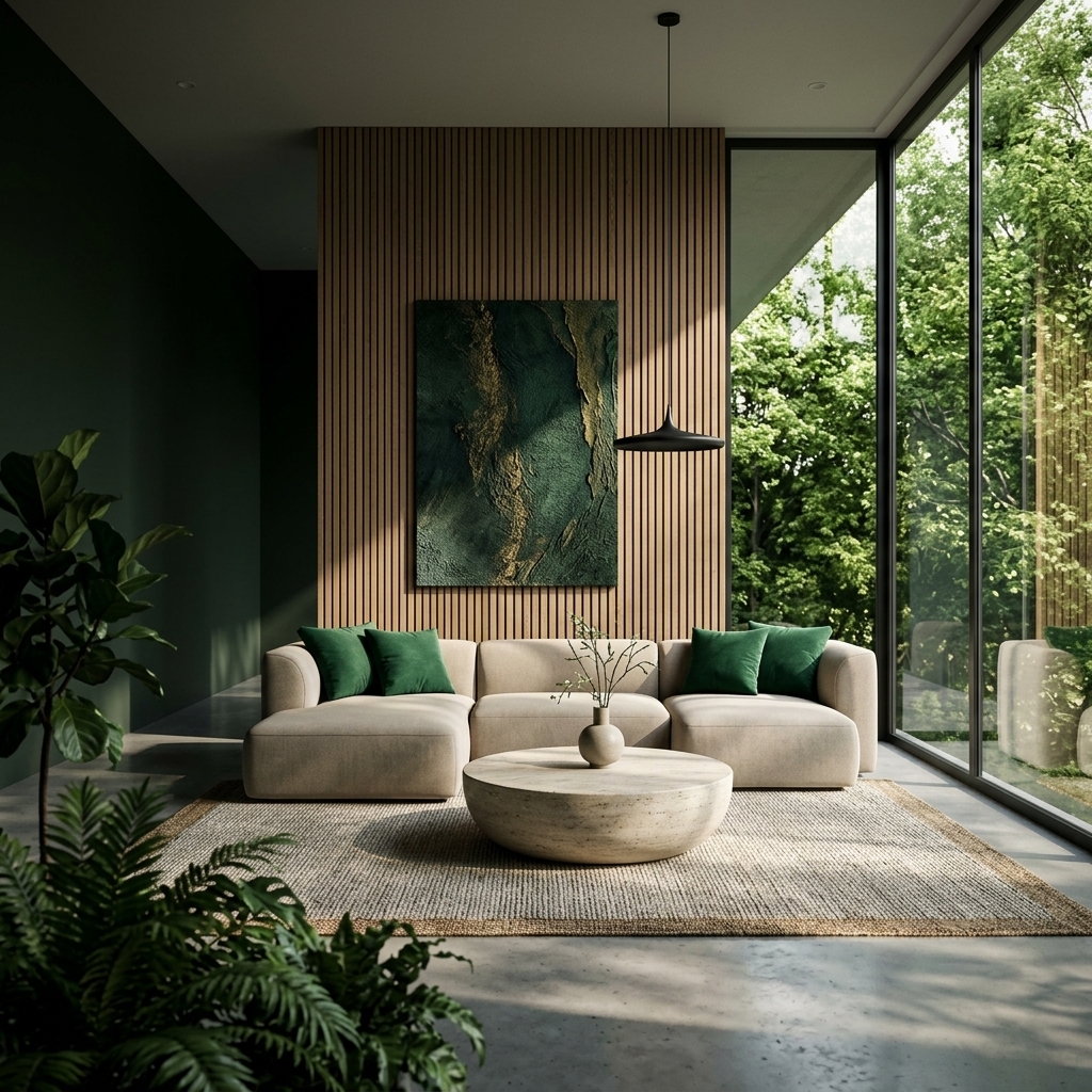 Modern luxury living room interior